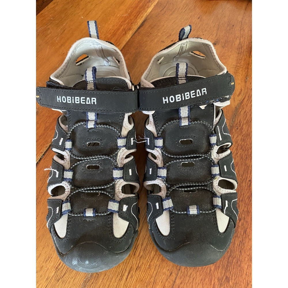 HOBIBEAR Unisex Sport Water Sandals Closed-Toe Outdoor (Big Kid) US Size 5Y